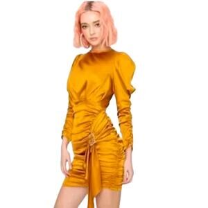 FOR LOVE & LEMONS Isabeli Mini Dress in Vert Size XS NWT
